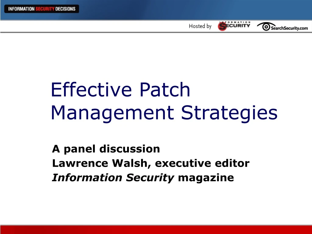 effective patch management strategies