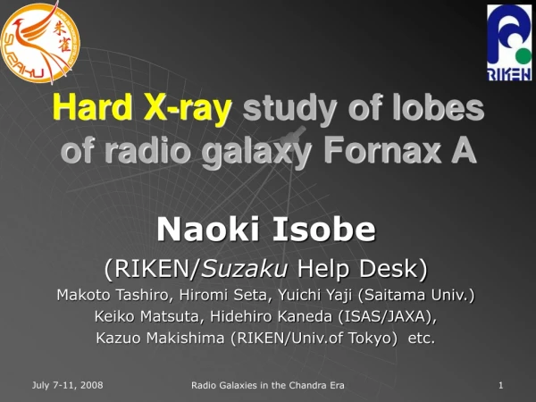 Hard X-ray  study of lobes of radio galaxy Fornax A