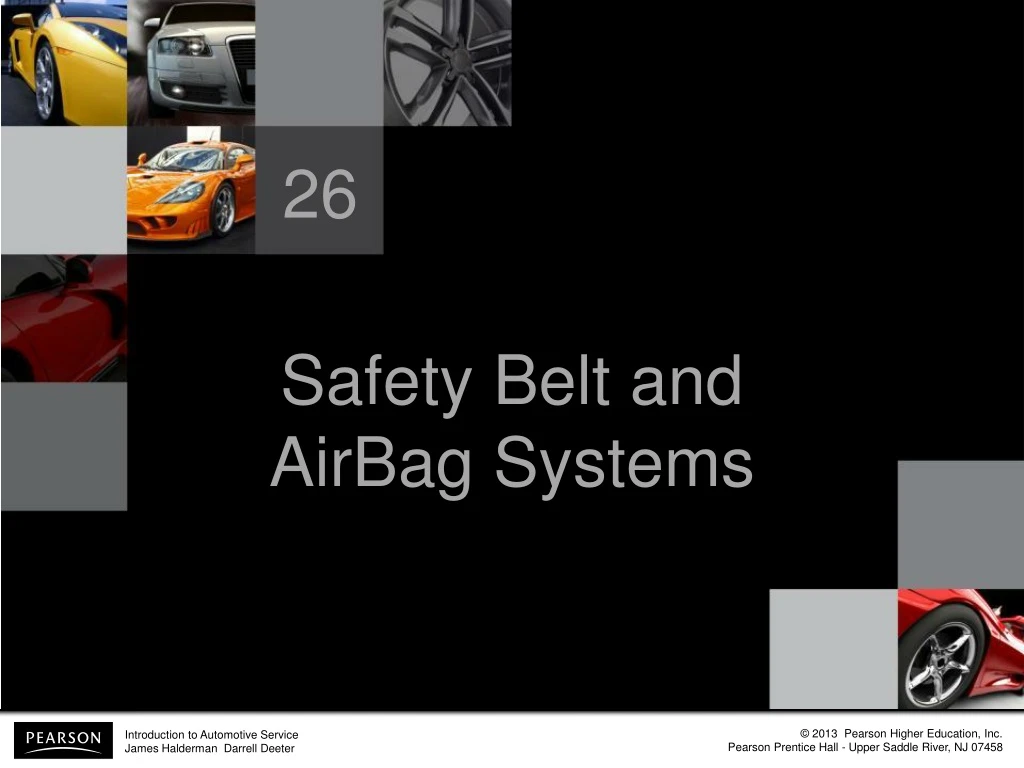 safety belt and airbag systems