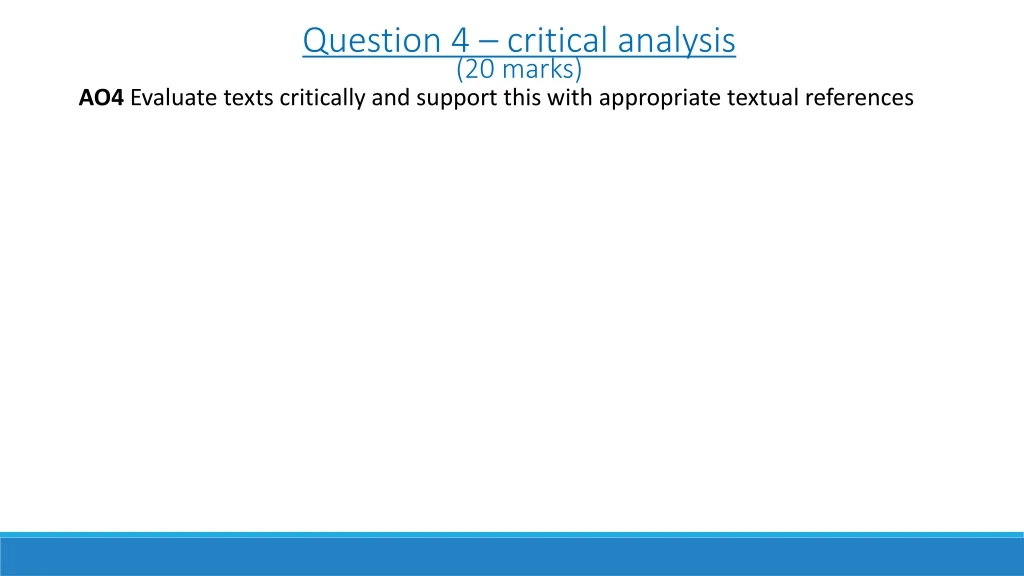 question 4 critical analysis 20 marks