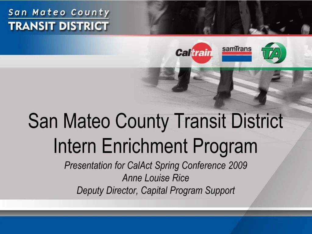san mateo county transit district intern enrichment program