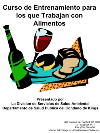 Curso de Entrenamiento para los que Trabajan con Alimentos - slide 1