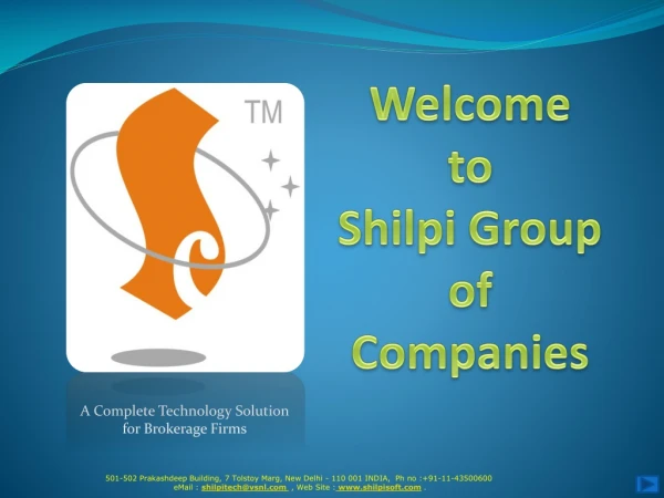 Welcome to Shilpi  Group  of  Companies