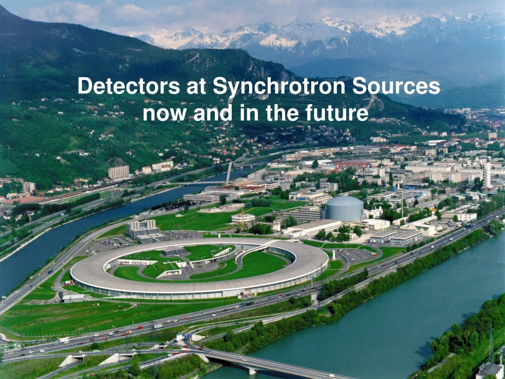 detectors at synchrotron sources