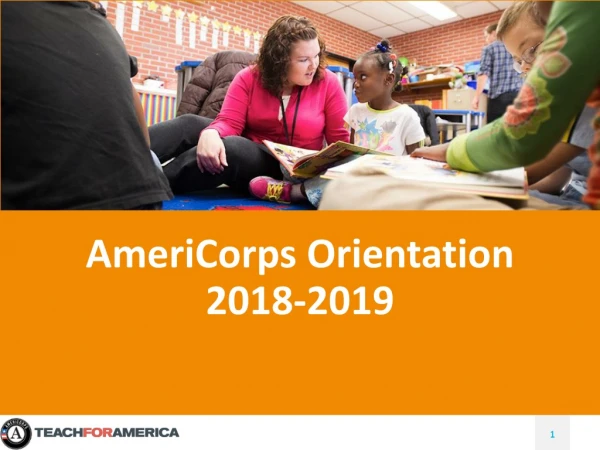 AmeriCorps Orientation 2018-2019