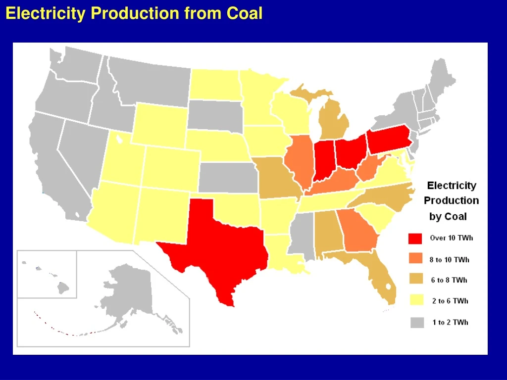 electricity production from coal
