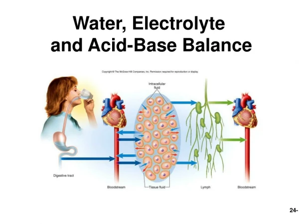 Water, Electrolyte  and Acid-Base Balance