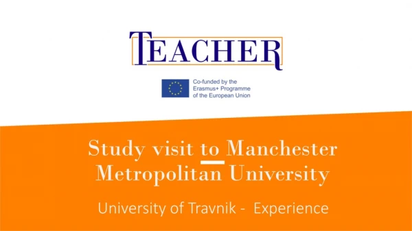 Study visit to Manchester Metropolitan University