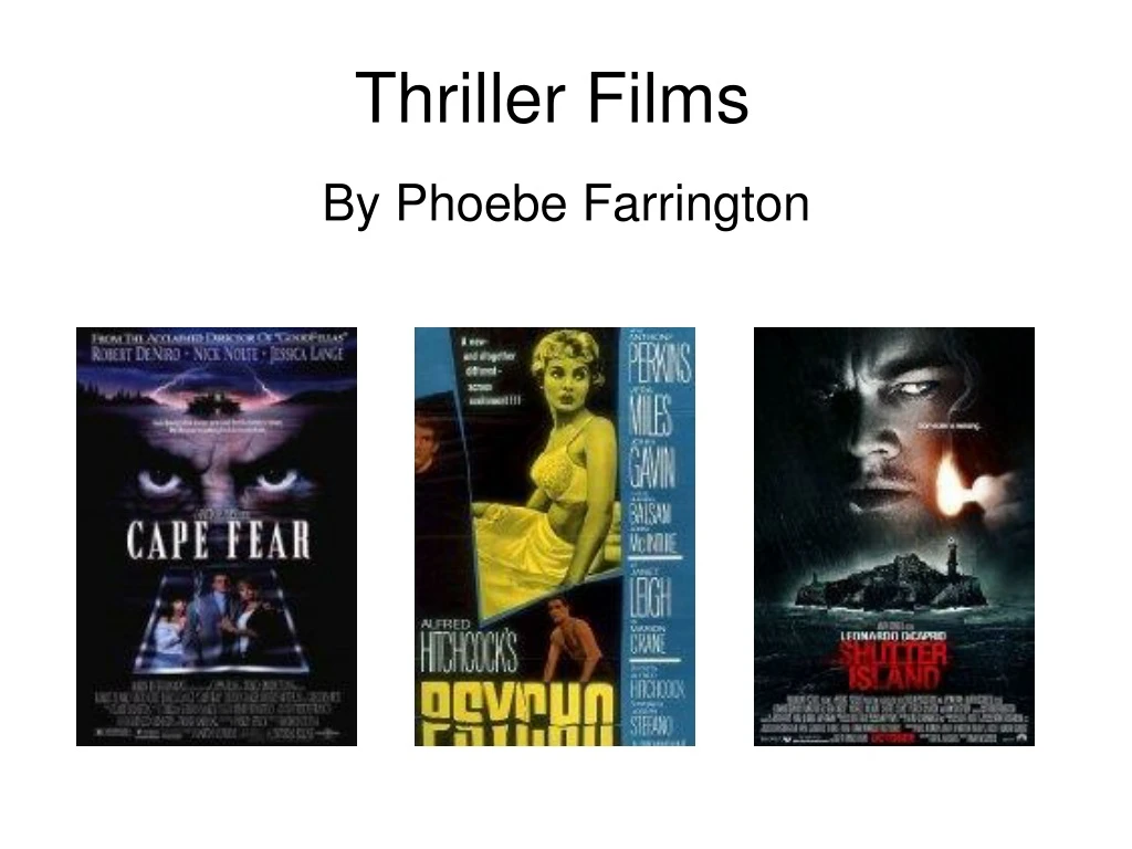 thriller films