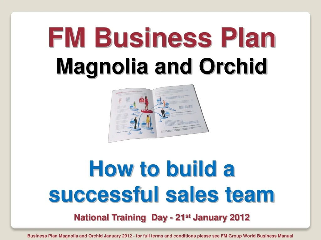 fm business plan magnolia and orchid how to build