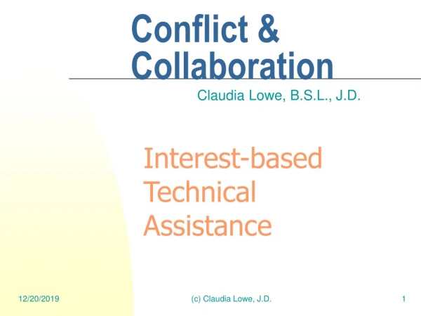 Conflict &amp; Collaboration