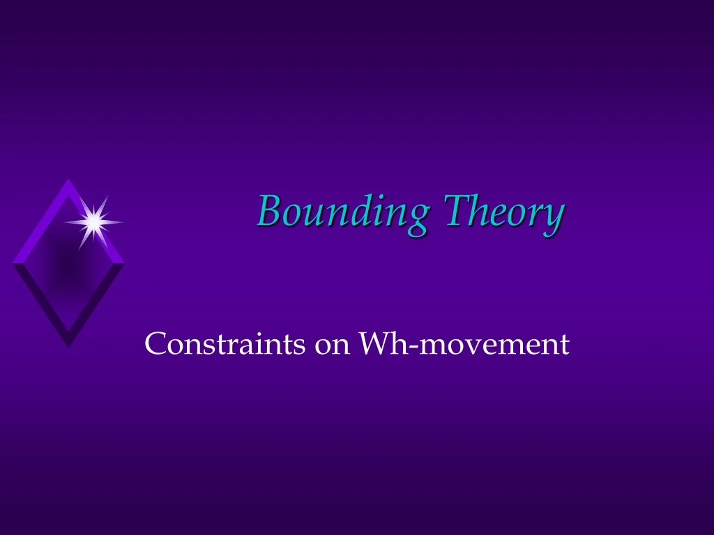 bounding theory