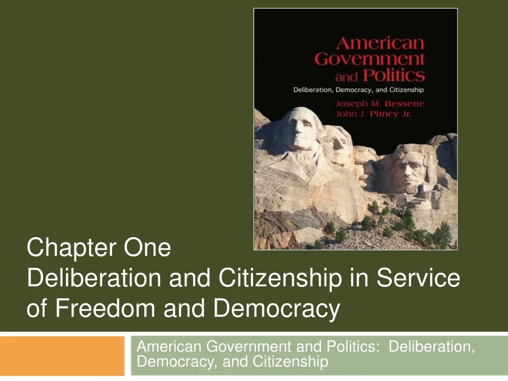 american government and politics deliberation democracy and citizenship