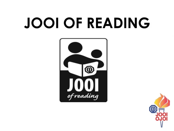 JOOI OF READING