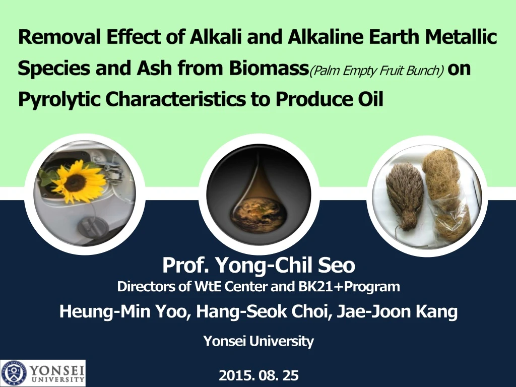 removal effect of alkali and alkaline earth