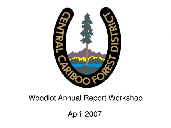 Woodlot Annual Report Workshop