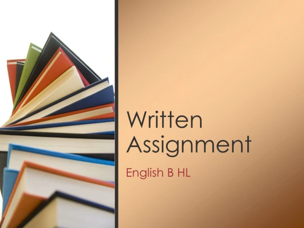 Written Assignment