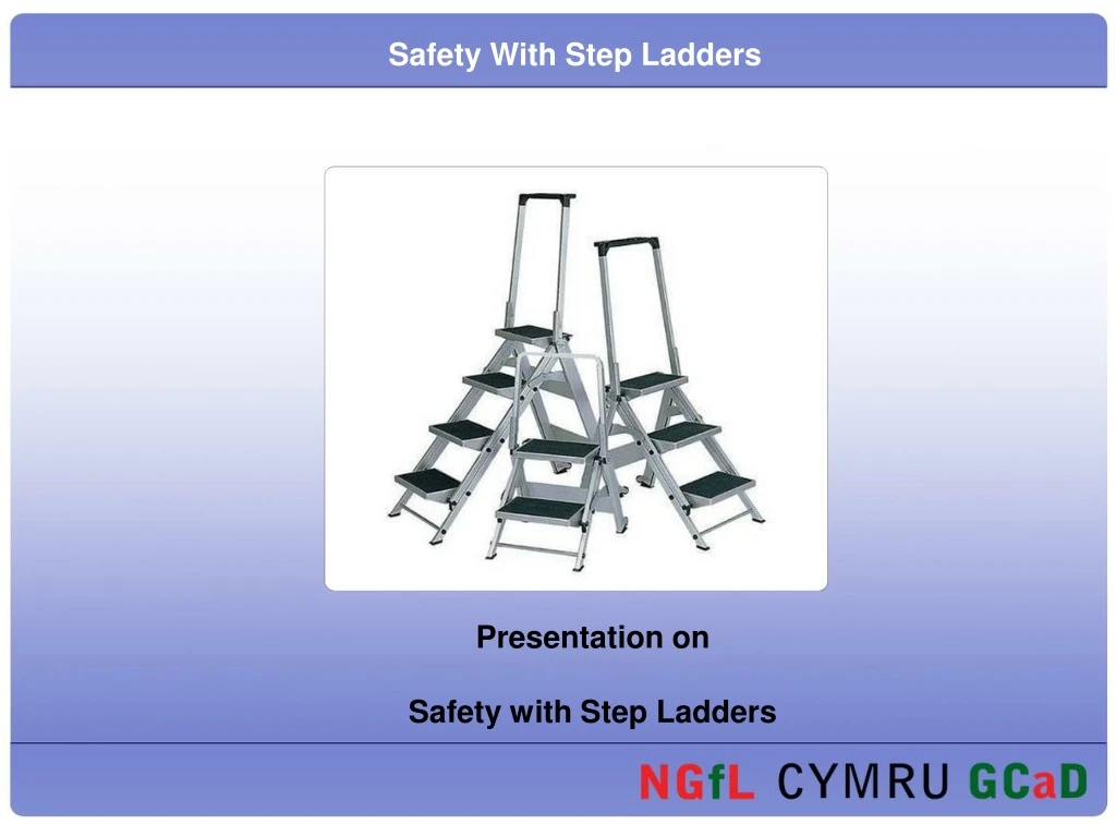 safety with step ladders