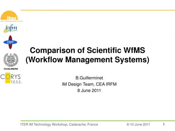 Comparison of Scientific WfMS (Workflow Management Systems)