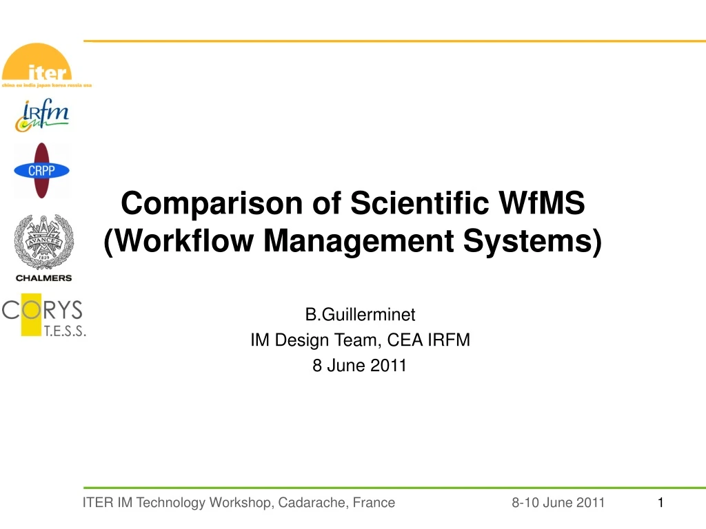 comparison of scientific wfms workflow management systems