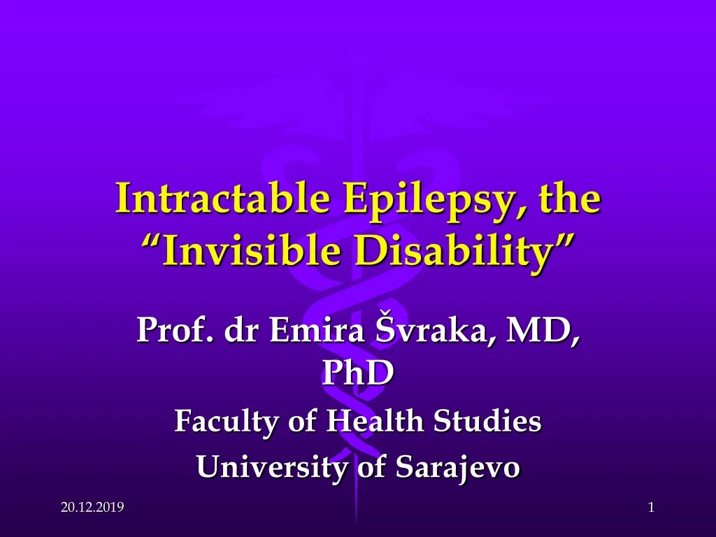 intractable epilepsy the invisible disability