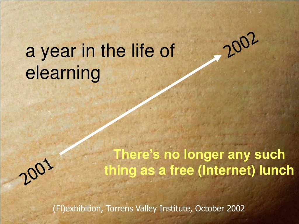 a year in the life of elearning