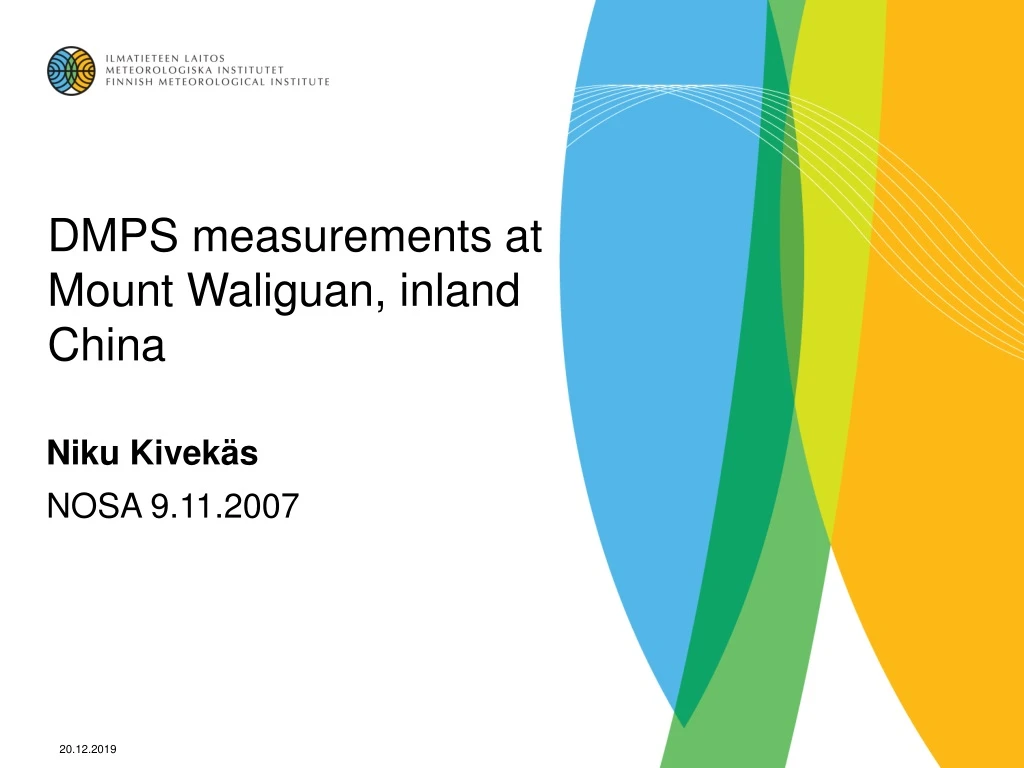 dmps measurements at mount waliguan inland china