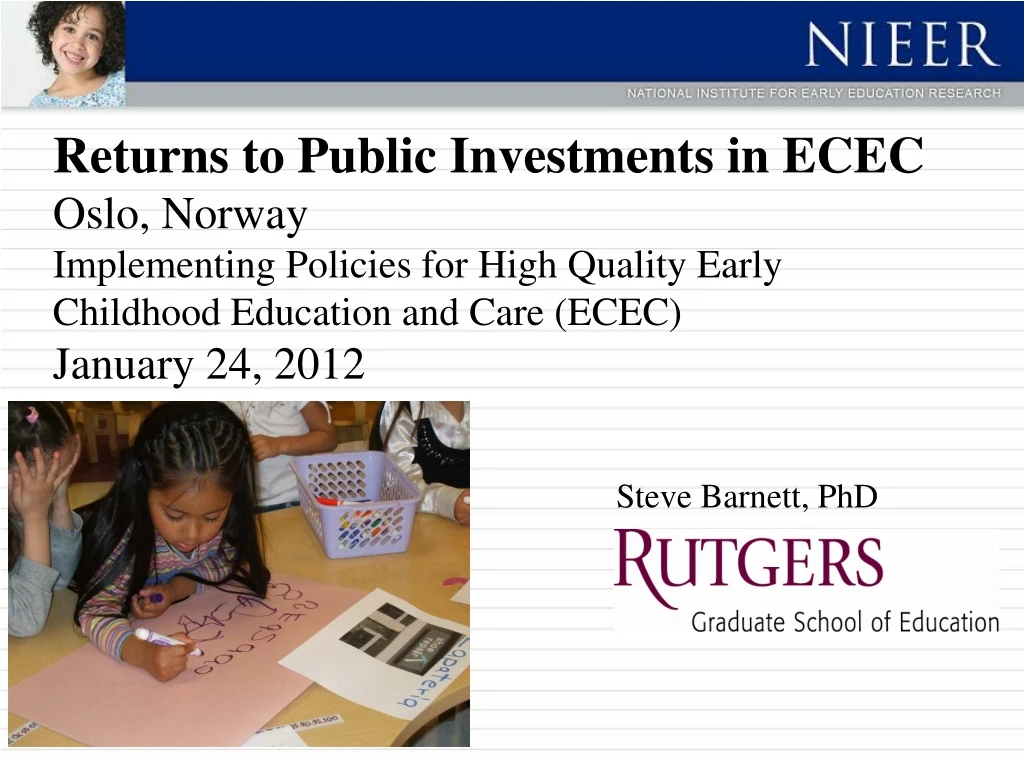 returns to public investments in ecec oslo norway
