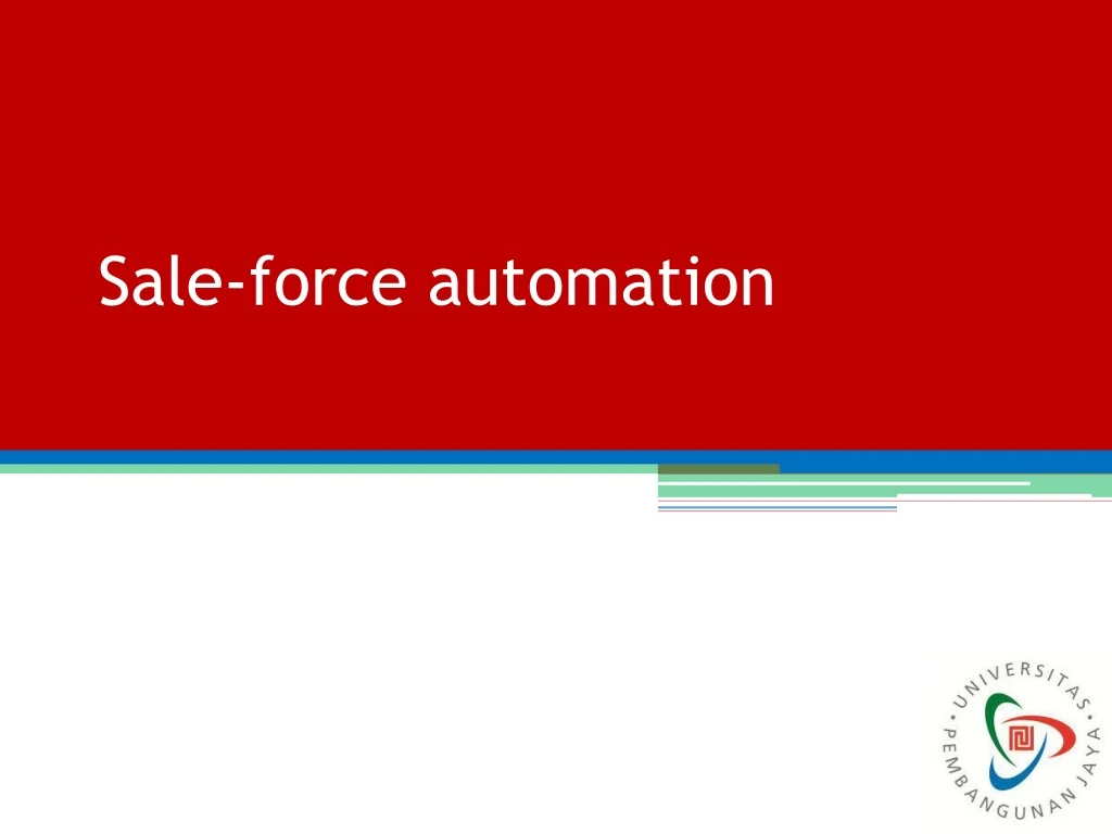 sale force automation