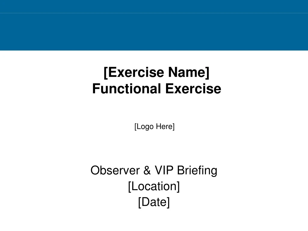 exercise name functional exercise