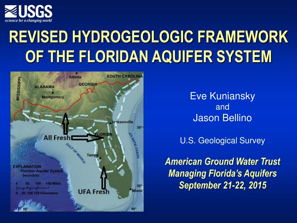 revised hydrogeologic framework of the floridan