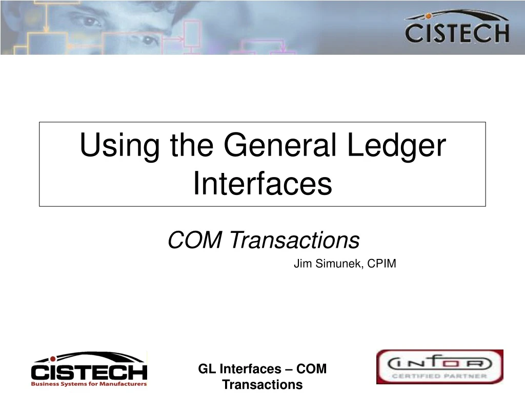 using the general ledger interfaces