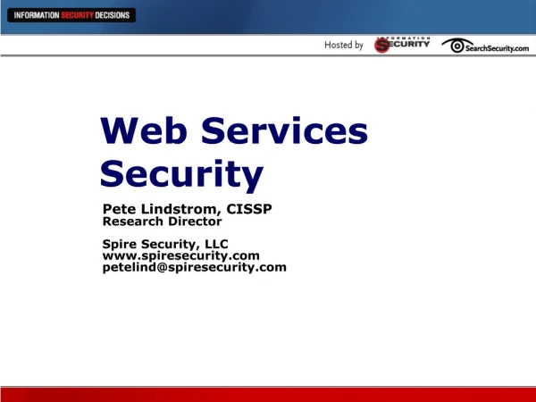 Web Services Security