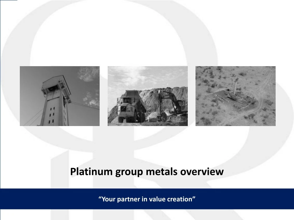 platinum group metals overview