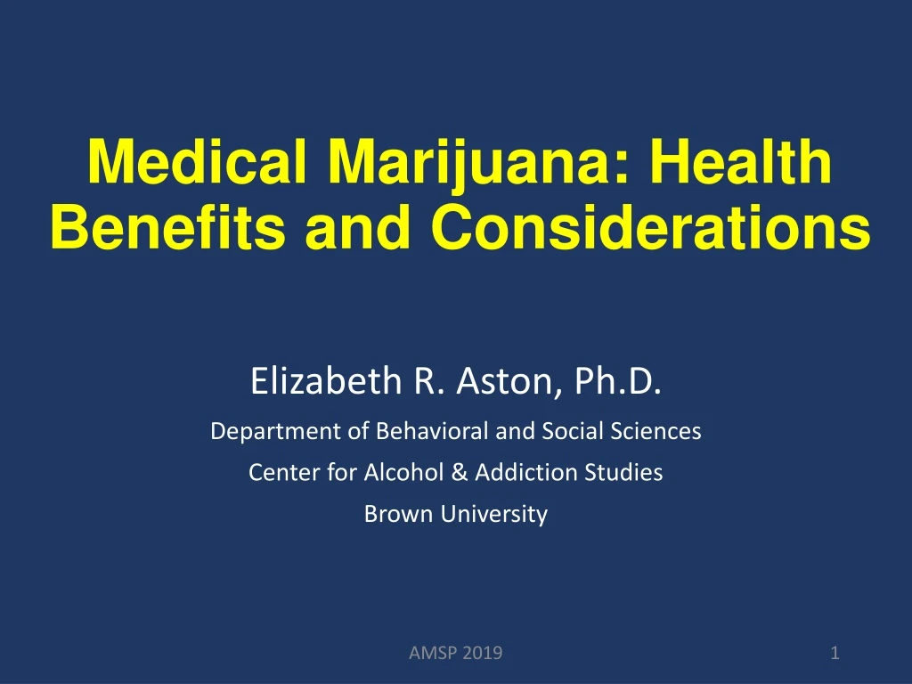 medical marijuana health benefits and considerations