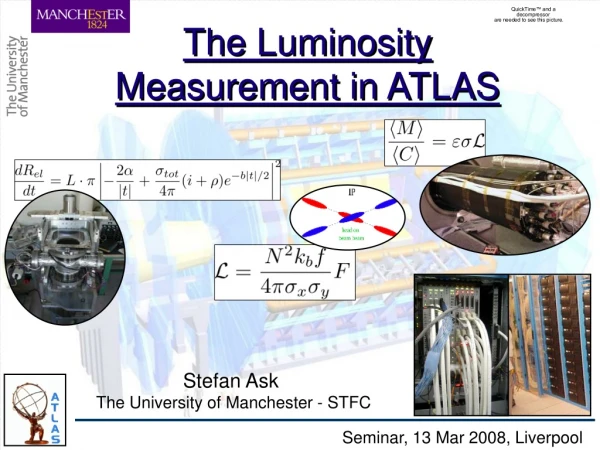 The Luminosity Measurement in ATLAS
