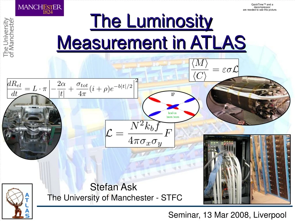 the luminosity measurement in atlas