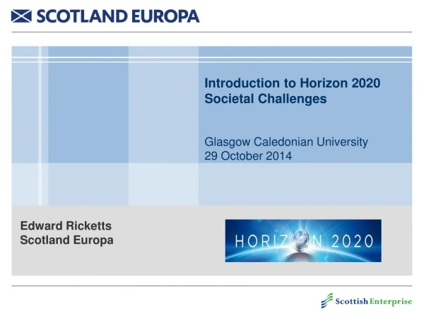 Edward Ricketts Scotland Europa