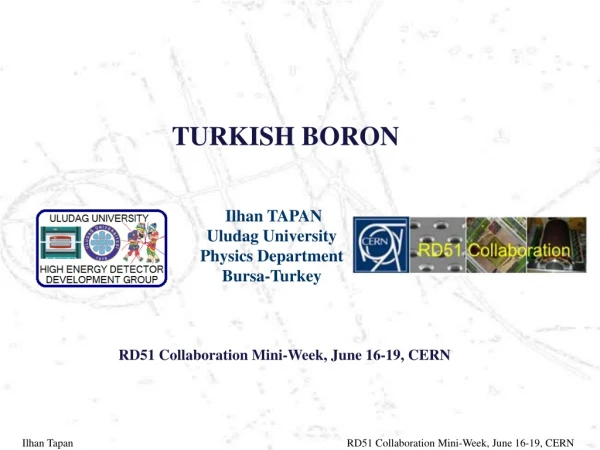 TURKISH BORON