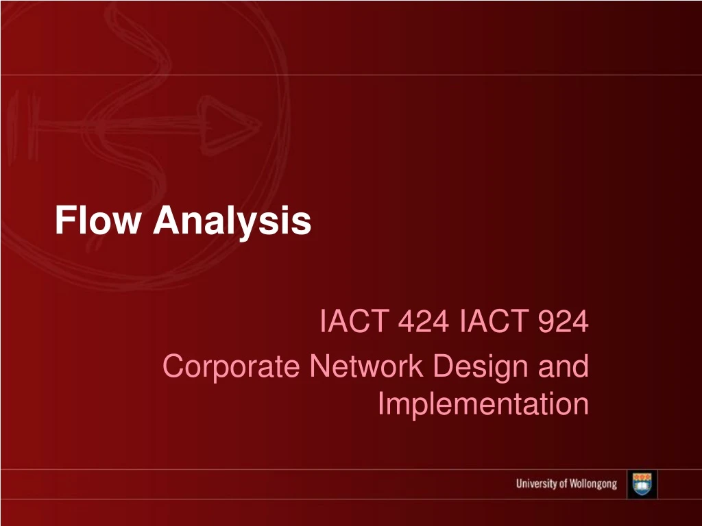 flow analysis