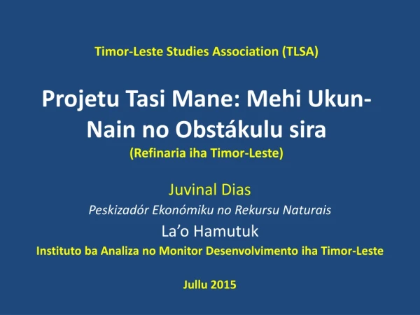 Timor-Leste Studies Association (TLSA)