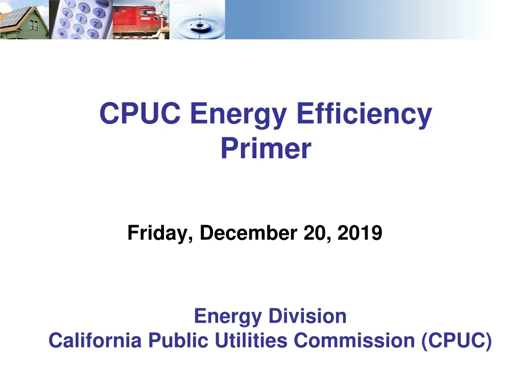 cpuc energy efficiency primer