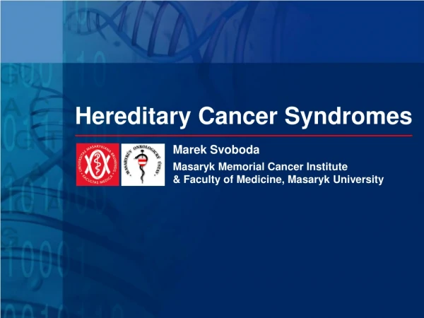 Hereditary Cancer Syndromes