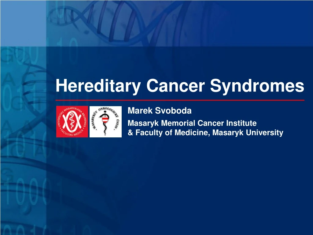 hereditary cancer syndromes