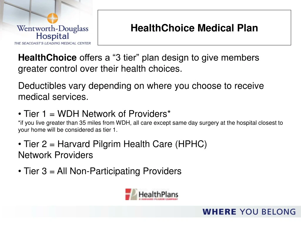 healthchoice medical plan