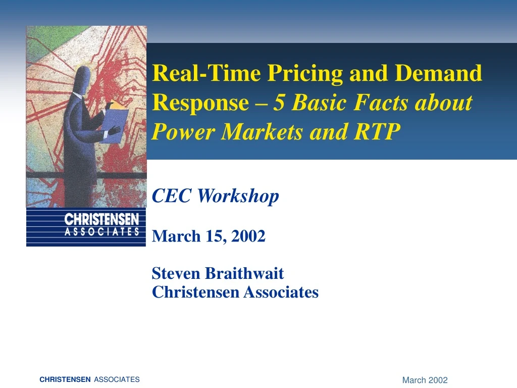 real time pricing and demand response 5 basic facts about power markets and rtp