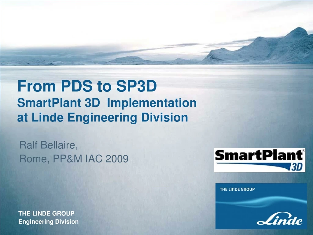 from pds to sp3d smartplant 3d implementation
