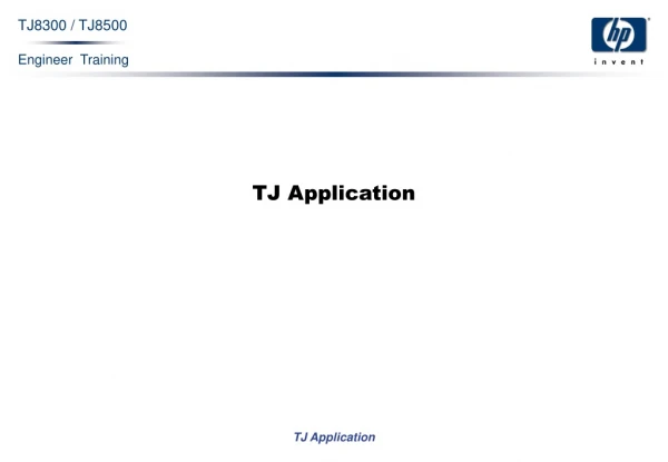 TJ Application