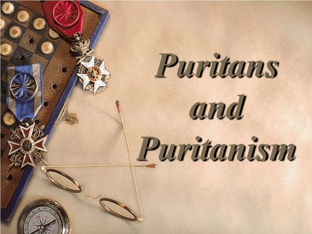 puritans and puritanism