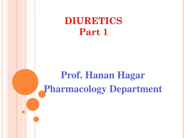 DIURETICS Part 1